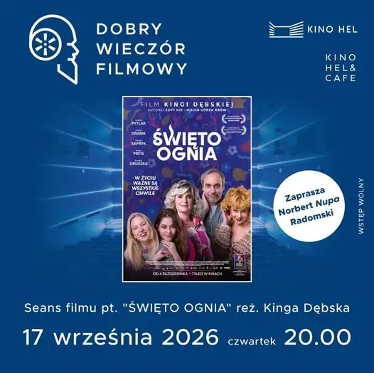 Pleszew: Wieczór filmowy z „Świętem ognia” w Kinie Hel