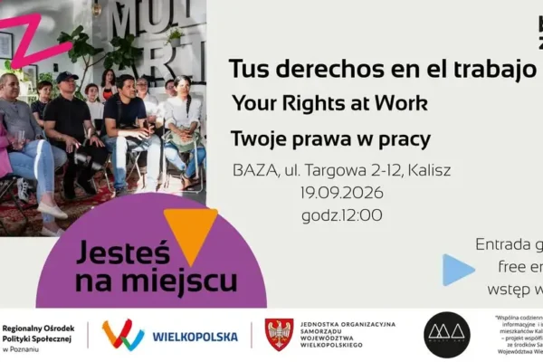 Bezpłatne spotkanie dla migrantów w Kaliszu – Twoje prawa w pracy