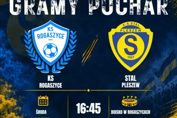 Puchar Polski w Rogaszycach: Stal Pleszew zmierzy się z KS Rogaszyce