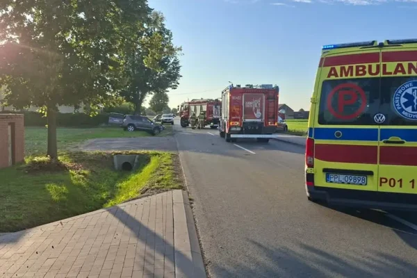 Sześć interwencji OSP Dobrzyca w ciągu sześciu dni. Pożar poddasza i kolizja na Parkowej
