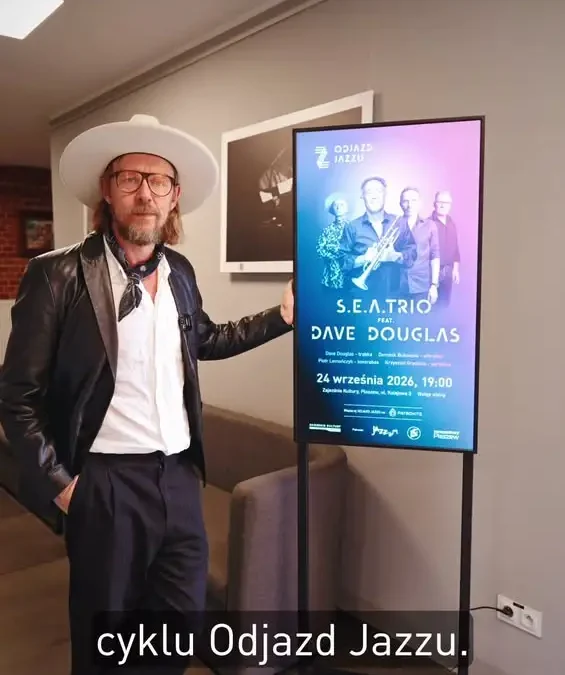 Światowa jazzowa ekstraklasa w Pleszewie! S.E.A. Trio i Dave Douglas na scenie Zajezdni Kultury