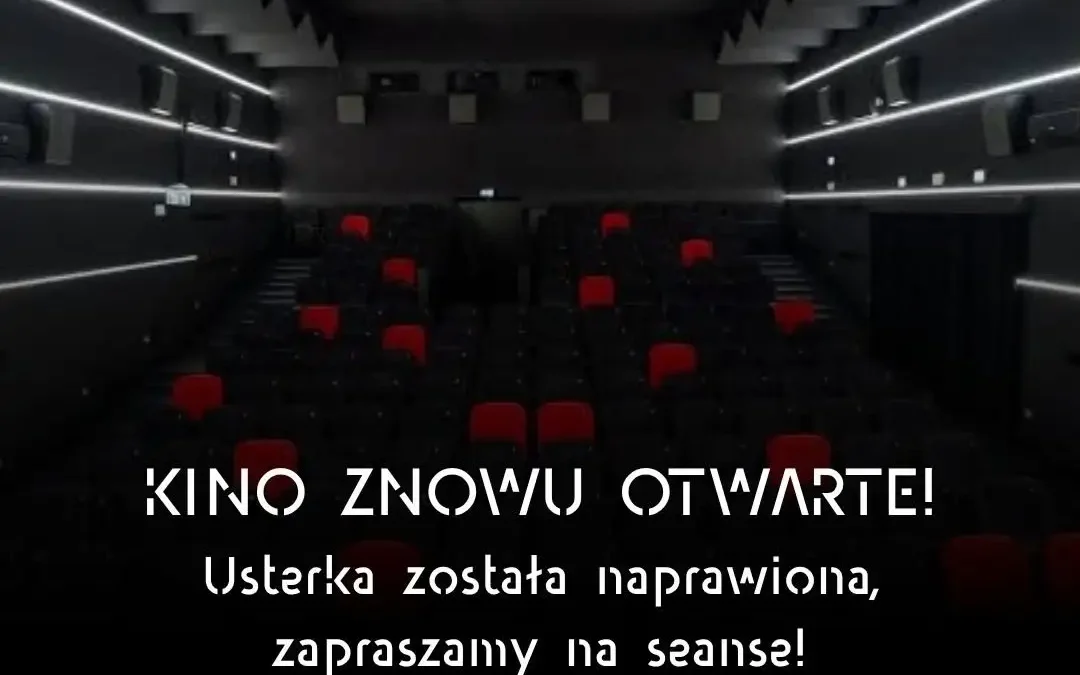 Kino Hel w Pleszewie znów działa. Usterka projektora naprawiona