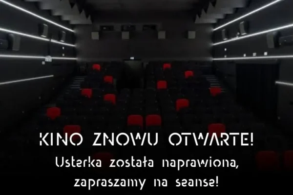 Kino Hel w Pleszewie znów działa. Usterka projektora naprawiona