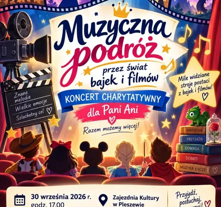 Charytatywny koncert dla Pani Ani w Zajezdni Kultury w Pleszewie