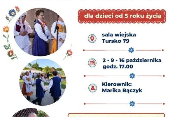 Małe Tursko zaprasza na otwarte próby. Rusza nabór do zespołu folklorystycznego