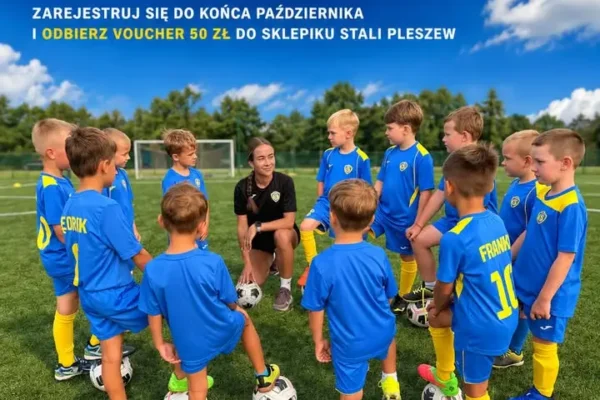 Stal Pleszew zaprasza dzieci na treningi piłkarskie – dwa bezpłatne zajęcia próbne