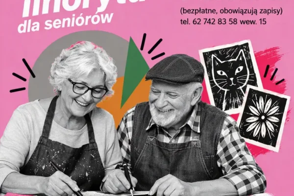 Warsztaty linorytu dla seniorów w Pleszewie – 3 października