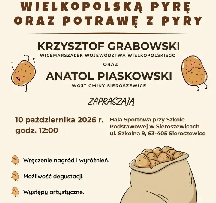 Konkurs na największą wielkopolską pyrę i potrawę z pyry – zgłoszenia do 2 października