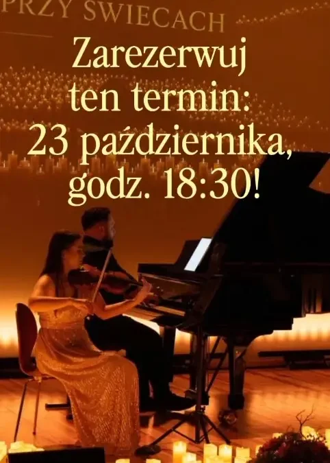 Koncert świecowy w Pleszewie – Harmonic Music z muzyką filmową