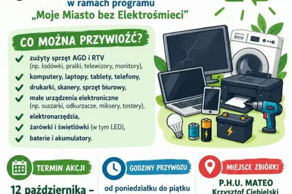 Gołuchów: II edycja zbiórki elektrośmieci w Zespole Szkolno-Przedszkolnym