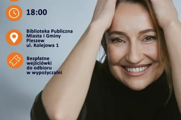 Spotkanie z Katarzyną Groniec w Stacji Biblioteka w Pleszewie