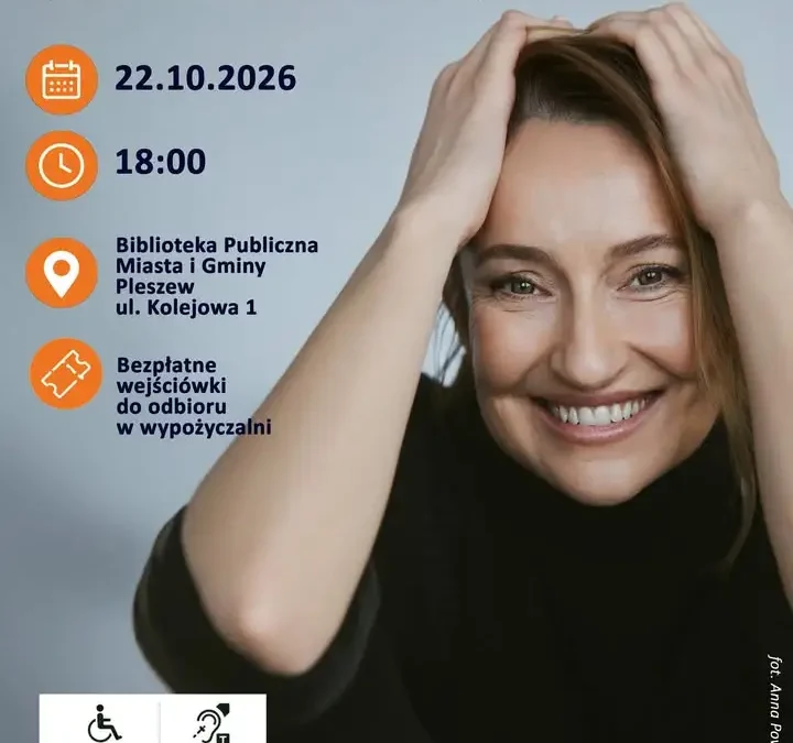 Spotkanie z Katarzyną Groniec w Stacji Biblioteka w Pleszewie