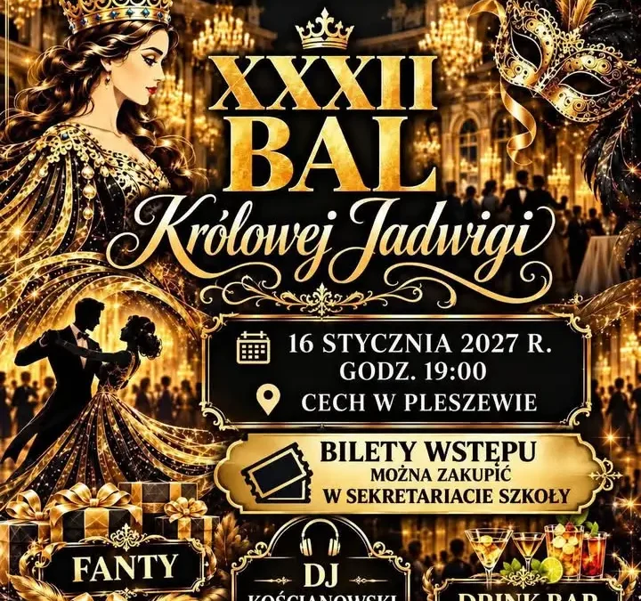 Bal Królowej Jadwigi w Pleszewie – bilety już w sprzedaży