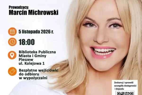 Joanna Kurowska w Pleszewie: spotkanie o dostępnej kulturze