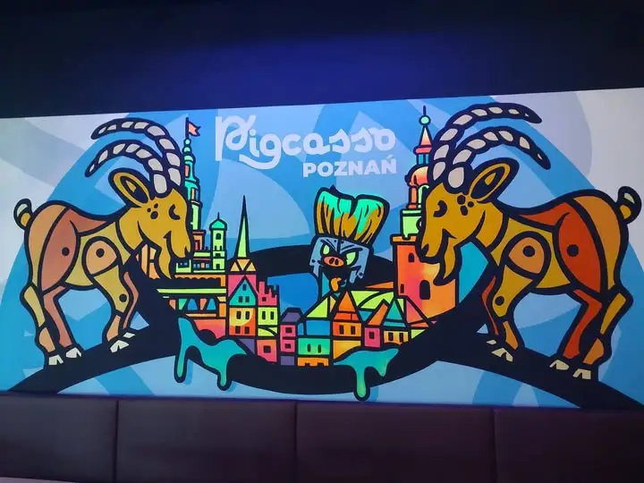 Klasy 6b i 6c z wizytą w Poznaniu: Pigcasso i stadion Lecha