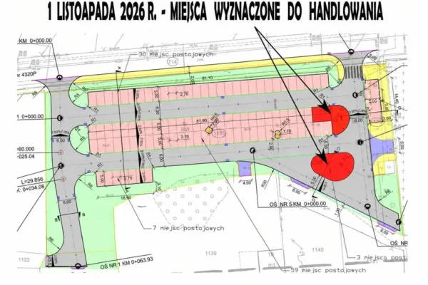 Gmina Chocz: organizacja ruchu i miejsca handlowe na Wszystkich Świętych 2026