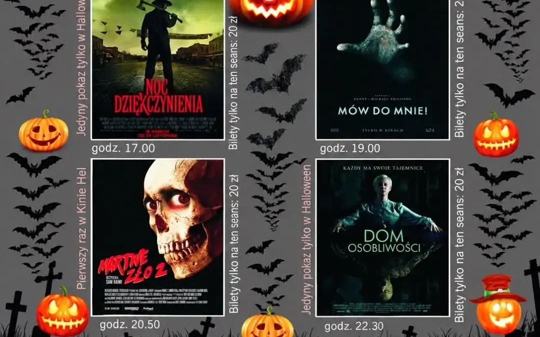 Maraton Halloween w Kinie Hel w Pleszewie – cztery horrory i karnet za 48 zł