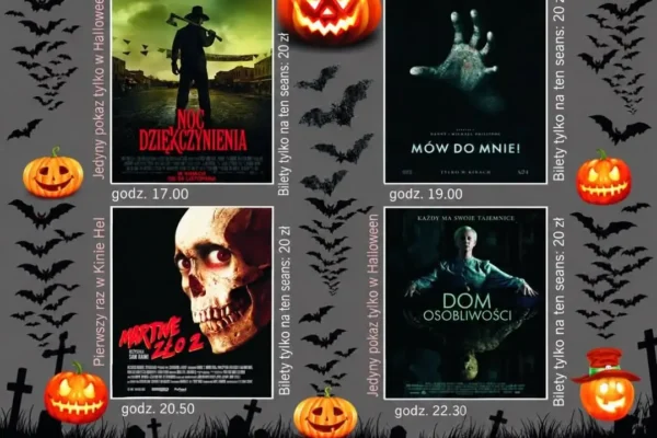 Maraton Halloween w Kinie Hel w Pleszewie – cztery horrory i karnet za 48 zł