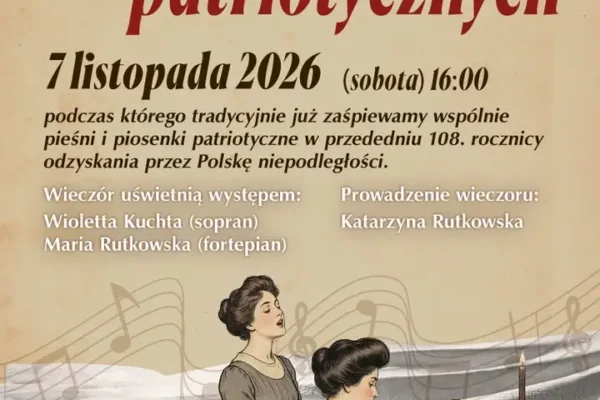 Pleszew: wspólne śpiewanie pieśni patriotycznych w Muzeum Regionalnym