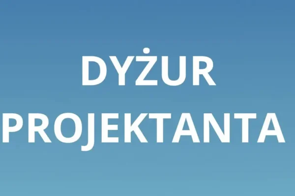 Dyżur projektanta planu ogólnego gminy Gołuchów – 3 listopada 2026