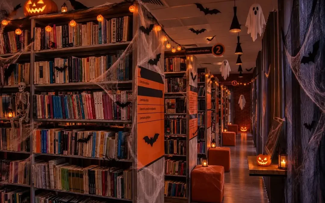 Halloween w pleszewskiej bibliotece – strasznie fajne czytanie w sobotni poranek