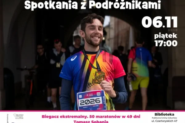 Tomasz Sobania, „polski Forrest Gump”, w Gołuchowie. Spotkanie już 6 listopada