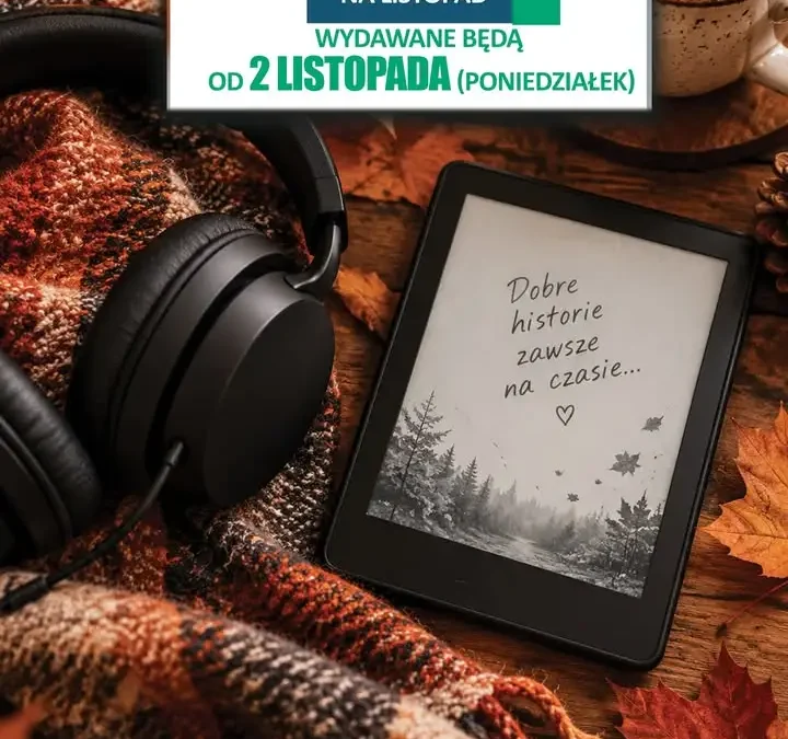 Kody Legimi na listopad w Bibliotece w Pleszewie – odbiór od 2 listopada