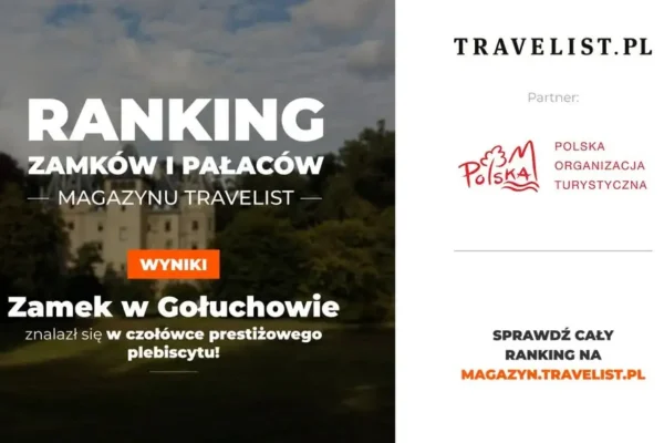 Zamek w Gołuchowie w czołówce najpiękniejszych zamków w Polsce